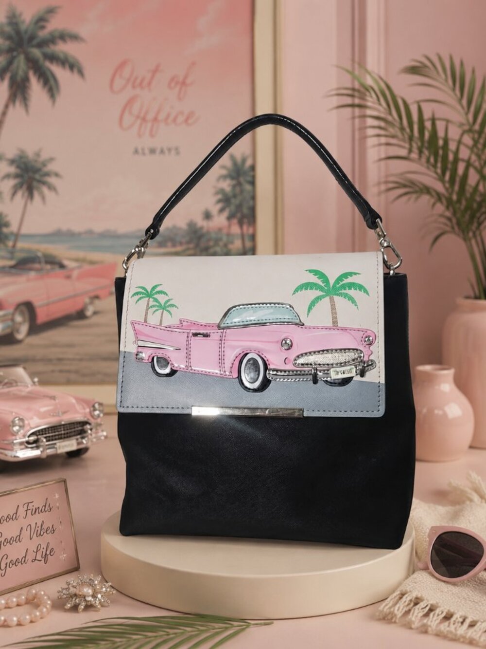 Kate Spade New York Convertible Cadillac Envelope Backpack / Handbag (Flap Only)